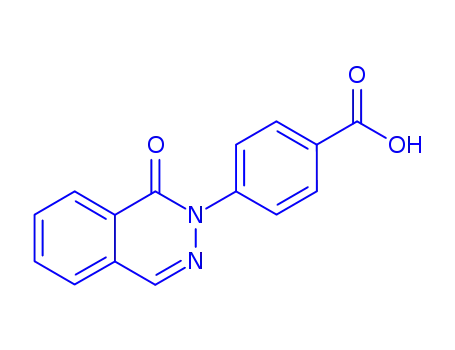 Molecular Structure of 859300-33-7 (4-(1-oxophthalazin-2(1H)-yl)benzoic acid)