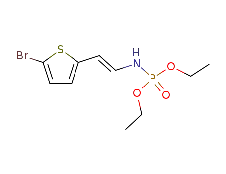 Diethyl N-[β-(5-bromothien-2-yl)-vinyl]-phosphoramidate