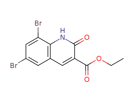 에틸 6,8-DIBROMO-2-OXO-1,2-DIHYDRO-3-퀴놀린카복실레이트