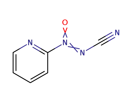 Molecular Structure of 90467-89-3 (2-(2-Pyridyl)diazenecarbonitrile 2-oxide)