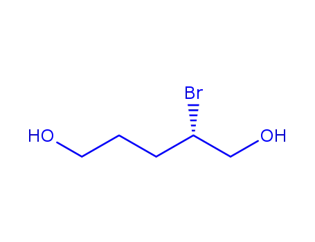 Molecular Structure of 87018-34-6 (2-Bromo-1,5-pentanediol)