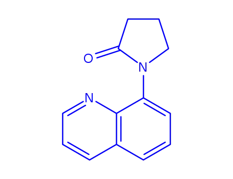 Molecular Structure of 79276-58-7 (1-(8-Quinolinyl)-2-pyrrolidinone)
