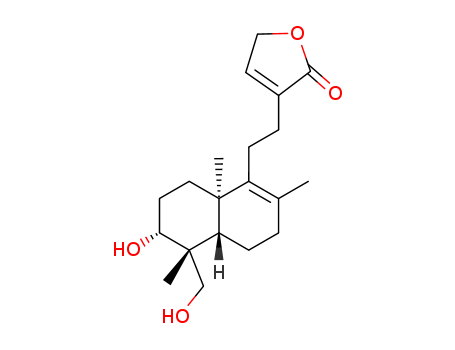 2(5H)-Furanone,3-[2-[3,4,4a,5,6,7,8,8a-octahydro-6-hydroxy-5-(hydroxymethyl)-2,5,8a-trimethyl-1-naphthalenyl]ethyl]-,[4aS-(4aa,5b,6b,8ab)]- (9CI)