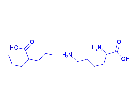 Molecular Structure of 86827-89-6 (lysine valproate)