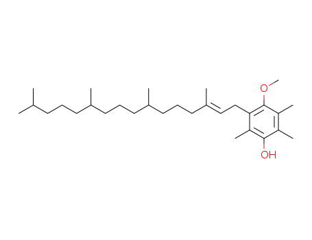 Molecular Structure of 90510-39-7 (Phenol,
4-methoxy-2,3,6-trimethyl-5-(3,7,11,15-tetramethyl-2-hexadecenyl)-)