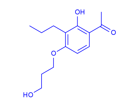 1-(2-hydroxy-4-(3-hydroxypropoxy)-3-propylphenyl)ethanone