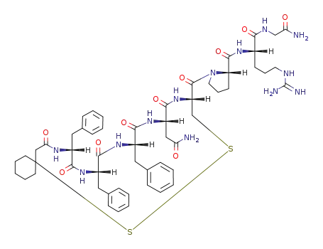 Molecular Structure of 86785-94-6 (argipressin, d(CH2)5-Phe(2,4)-)