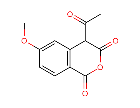 1H-2-Benzopyran-1,3(4H)-dione, 4-acetyl-6-methoxy-