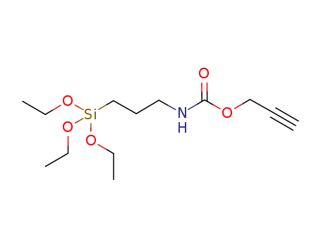 Molecular Structure of 870987-68-1 (O-(PROPARGYLOXY)-N-(TRIETHOXYSILYLPROPYL)URETHANE)