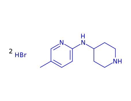 2-Pyridinamine,5-methyl-N-4-piperidinyl-, hydrobromide (1:2)