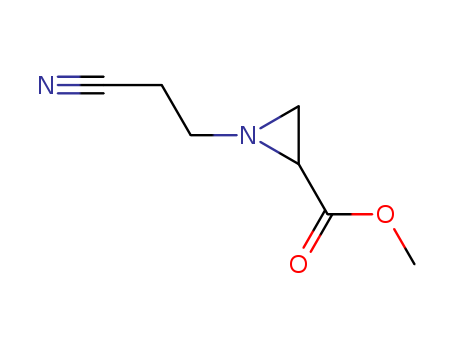 2-AZIRIDINECARBOXYLIC ACID 1-(2-CYANOETHYL)-,METHYL ESTER
