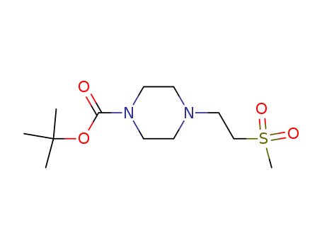tert-butyl 4-(2-(methylsulfonyl)ethyl)piperazine-1-carboxylate