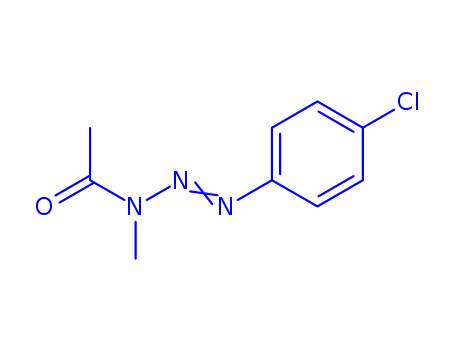 N-(4-chlorophenyl)diazenyl-N-methyl-acetamide cas  87072-72-8