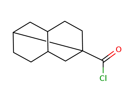 Molecular Structure of 79635-04-4 (Tricyclo[4.4.0.03,8]decane-1-carbonyl chloride (9CI))