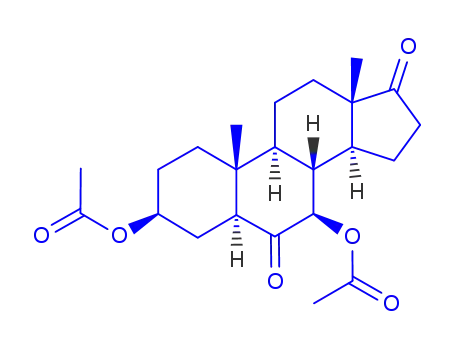Androstane-6,17-dione, 3,7-bis(acetyloxy)-, (3beta,5alpha,7alpha)- (9CI)