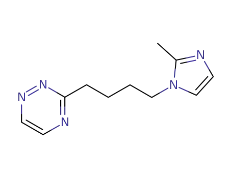 1,2,4-Triazine,3-[4-(2-methyl-1H-imidazol-1-yl)butyl]-(9CI)