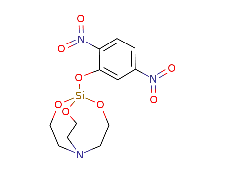 Molecular Structure of 86881-27-8 (1-(2,5-dinitrophenoxy)-2,8,9-trioxa-5-aza-1-silabicyclo[3.3.3]undecane)
