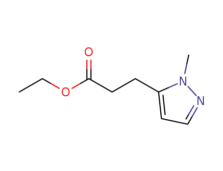 ethyl 3-(1-methylpyrazol-5-yl)-2-propanoate