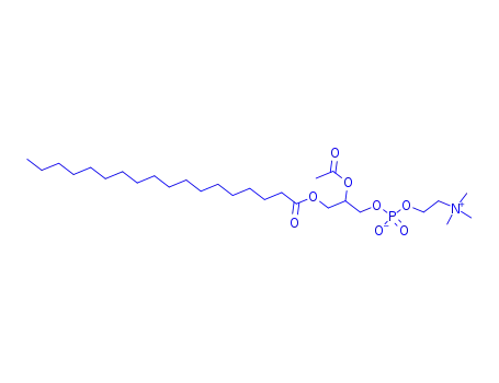 Molecular Structure of 79549-26-1 (L-A-PHOSPHATIDYLCHOLINE  B-ACETYL-GAMMA-)