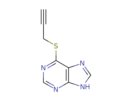 1H-Purine, 6- (2-propynylthio)- cas  79515-86-9