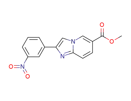 METHYL 2-(3-NITROPHENYL)IMIDAZO[1,2-A]PYRIDINE-6-CARBOXYLATE