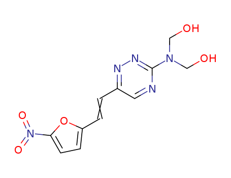 Methanol,[[6-[2-(5-nitro-2-furanyl)ethenyl]-1,2,4-triazin-3-yl]imino]bis- (9CI) cas  794-93-4