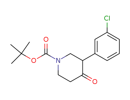 1-BOC-3-(3'-CHLOROPHENYL)-PIPERIDIN-4-ONE