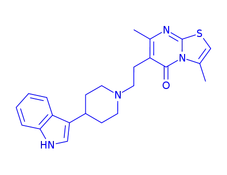 6-[2-[4-(1H-インドール-3-イル)-1-ピペリジニル]エチル]-3,7-ジメチル-5H-チアゾロ[3,2-a]ピリミジン-5-オン