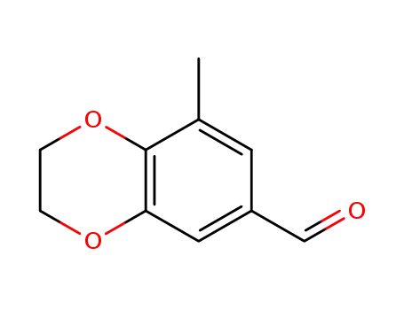 1,4-Benzodioxin-6-carboxaldehyde,  2,3-dihydro-8-methyl-