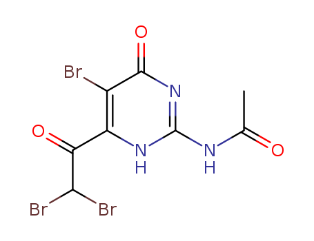 Acetamide,N-[5-bromo-4-(2,2-dibromoacetyl)-1,6-dihydro-6-oxo-2-pyrimidinyl]-