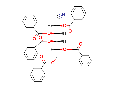 (1,2,4,5-tetrabenzoyloxy-1-cyano-pentan-3-yl) benzoate cas  86779-05-7