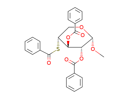 Xylopyranoside, methyl4-thio-, tribenzoate, a-D- (8CI)