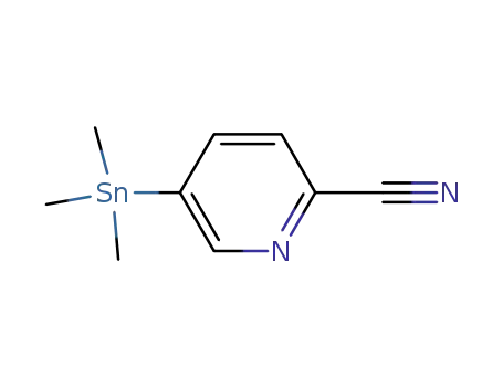 5-(trimethylstannanyl)-2-pyridinecarbonitrile