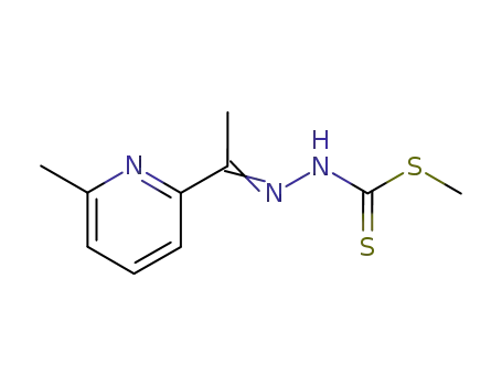 Molecular Structure of 26155-39-5 (3-<1-(6-Methyl-2-pyridyl)ethylidene>hydrazinecarbothioate)