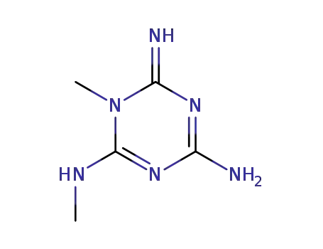 1,3,5-Triazine-2,4-diamine,1,6-dihydro-6-imino-N2,1-dimethyl-(9CI)
