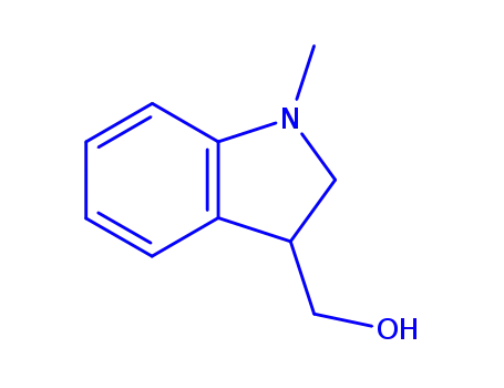 Molecular Structure of 795275-62-6 (1H-Indole-3-methanol,2,3-dihydro-1-methyl-(9CI))