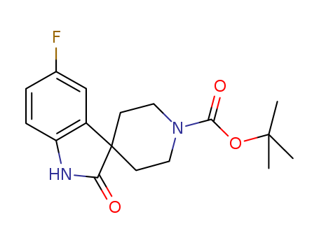 1'-Boc-5-Fluoro-1,2-dihydro-2-oxo-spiro[3H-indole-3,4'-piperidine]