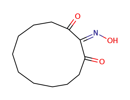 Molecular Structure of 79442-07-2 (2-nitrosocyclododecane-1,3-dione)