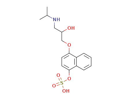4-[2-HYDROXY-3-[(ISOPROPYL)AMINO]PROPOXY]-1-NAPHTHALENOL 1-HYDROGEN SULFATE