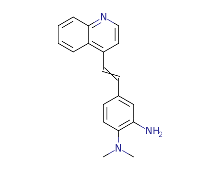 1,2-Benzenediamine,N1,N1-dimethyl-4-[2-(4-quinolinyl)ethenyl]- cas  796-57-6