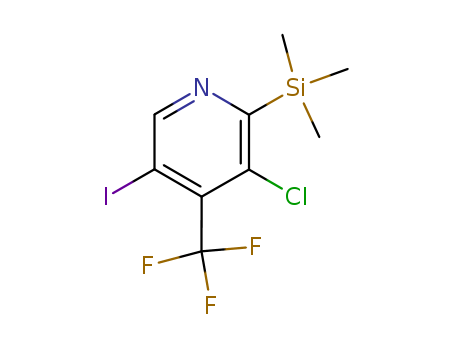 Pyridine, 3-chloro-5-iodo-4-(trifluoromethyl)-2-(trimethylsilyl)-