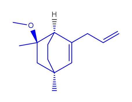 Bicyclo[2.2.2]oct-2-ene, 5-methoxy-1,5-dimethyl-3-(2-propenyl)-, (1R,4R,5R)- (9CI)