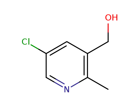 Molecular Structure of 870843-51-9 ((5-chloro-2-methylpyridin-3-yl)methanol)