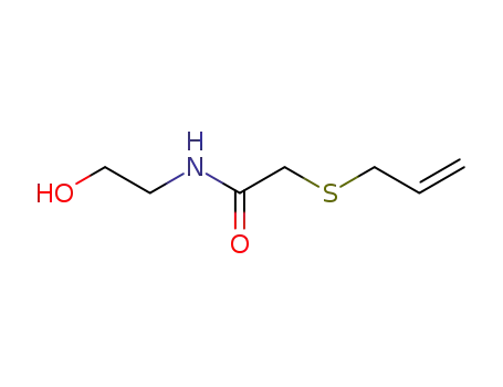 allylmercapto-acetic acid-(2-hydroxy-ethylamide)