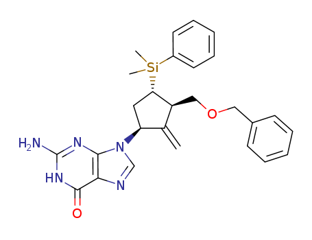 6-O-Benzyl-4-dehydroxy-4-dimethylphenylsilylEntecavir