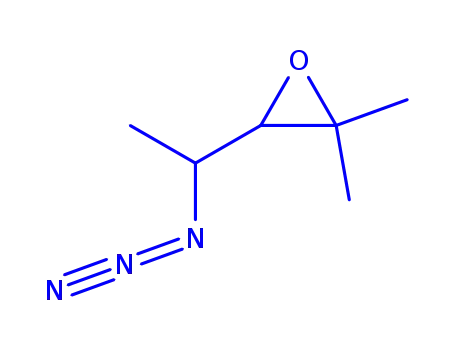 Molecular Structure of 868684-44-0 (Oxirane,  3-(1-azidoethyl)-2,2-dimethyl-)