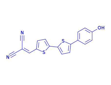 2-((5'-(4-hydroxyphenyl)-2,2'-bithiophen-5-yl)Methylene)Malononitrile