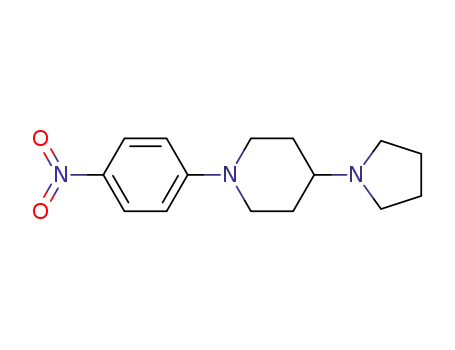 Molecular Structure of 867291-45-0 (1-(4-nitrophenyl)-4-(pyrrolidin-1-yl)piperidine)