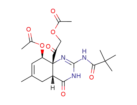 (4aS,8S,8aS)-8a-[(acetyloxy)acetyl]-2-[(2,2-dimethylpropanoyl)amino]-6-methyl-4-oxo-3,4,4a,5,8,8a-hexahydroquinazolin-8-yl acetate