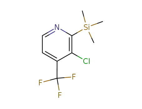 3-chloro-4-(trifluoromethyl)-2-(trimethylsilyl)pyridine